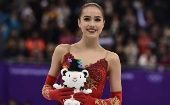 La patinadora artística olímpica tiene sólo 15 años de edad.
