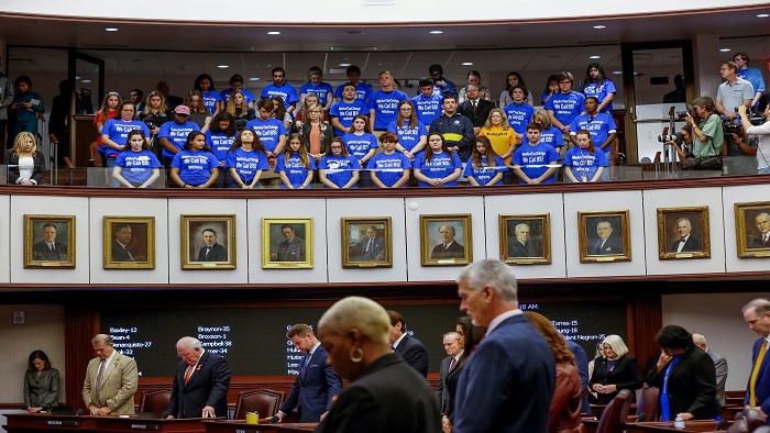 El proyecto del veto denominado Ley de Seguridad Pública Marjory Stoneman Douglas High School, recibió 21 votos a favor y luego fue rechazado por el senado de Florida, EE.UU.