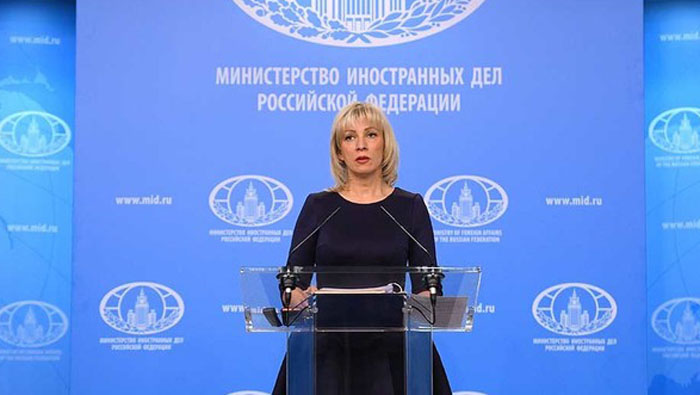 La portavoz del Ministerio de Exteriores de Rusia, María Zajárova, rechazó el ataque conjunto perpetrado por EE.UU., Reino Unido y Francia contra Siria.