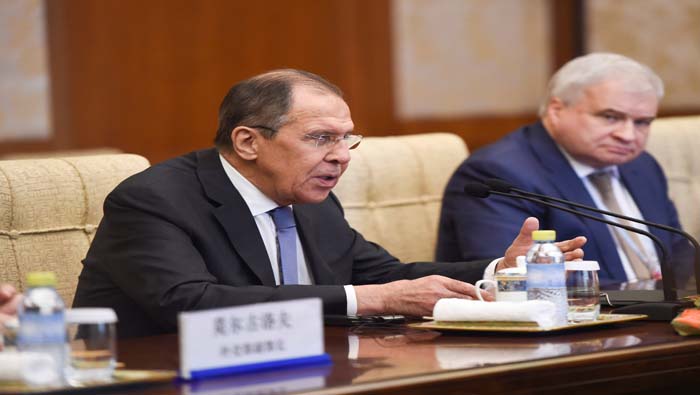 El ministro de Exteriores ruso desarrolla una agenda de trabajo en China.