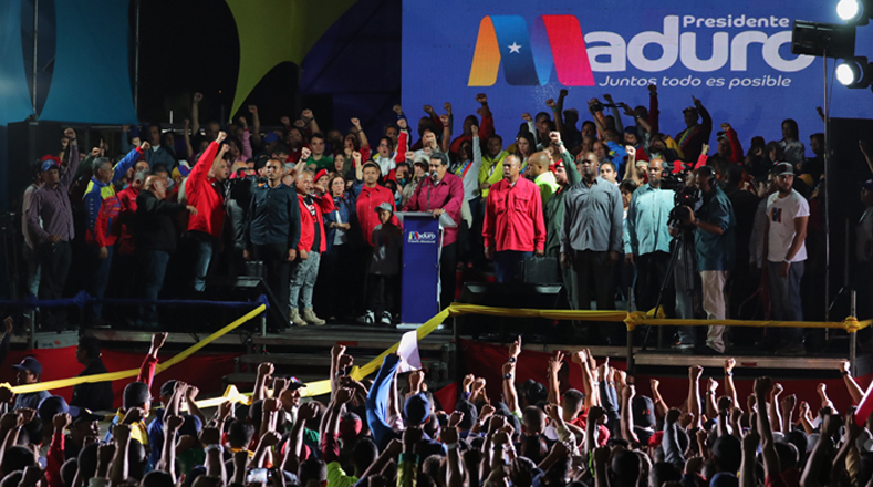 Nicolás Maduro fue reelecto con el 68 por ciento de respaldo de quienes participaron en la jornada electoral del pasado 20 de mayo.
