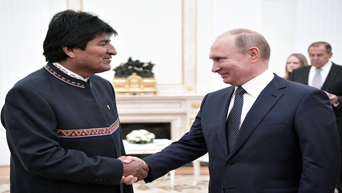 La reunión entre los mandatarios de Bolivia y Rusia se agendó desde hace dos años, en miras a establecer lazos comerciales. 