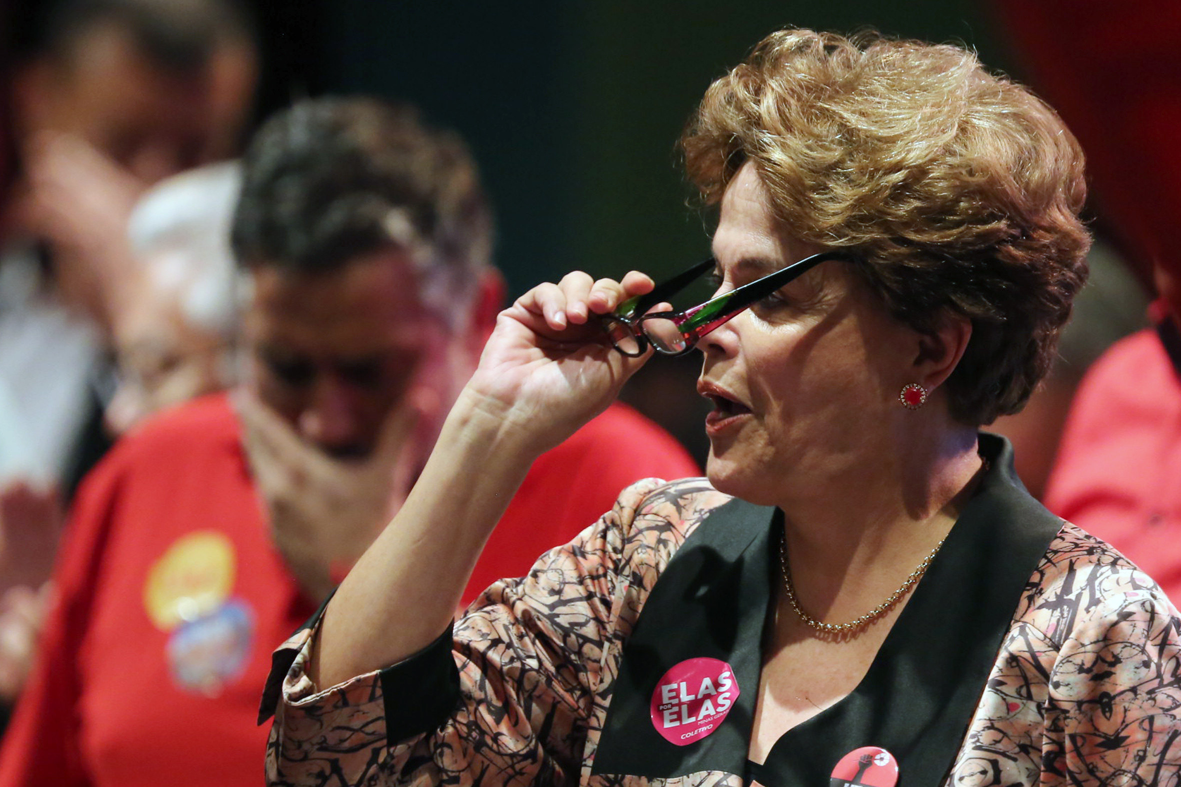 Rousseff dijo que Lula es su candidato y que su reelección no tiene retroceso. 