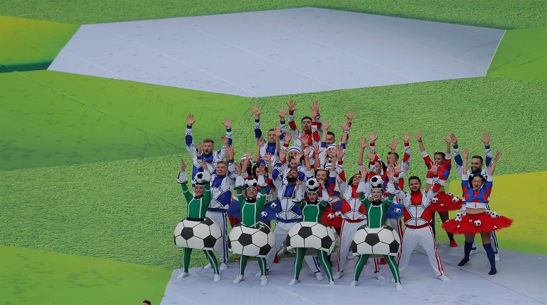 El estadio Luzhniki, en la ciudad de Moscú en Rusia, recibe la magia y la alegría de la Copa Mundial de Fútbol Rusia 2018. 