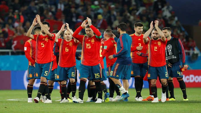 España logró su pase como líder del Grupo B para la siguiente fase del Mundial de Fútbol 2018.