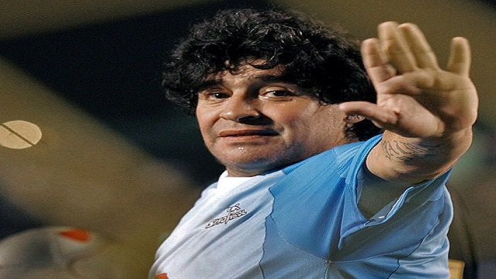 Maradona ofreció su total apoyo a la selección albiceleste y manifestó que apuesta por el equipo de Brasil en esta copa.