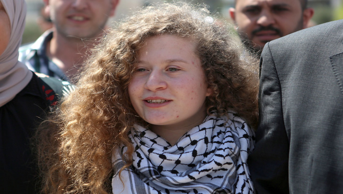 El 29 de julio Ahed Tamimi fue liberada tras casi ocho meses privada de libertad.
