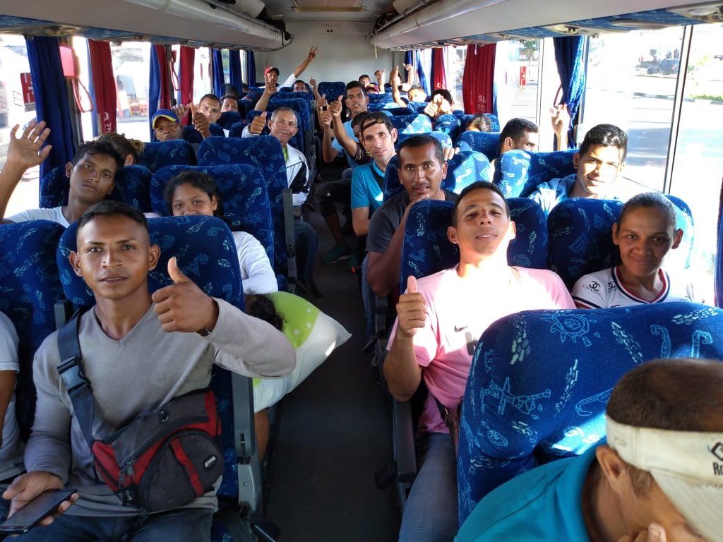 En menos de una semana más de 270 venezolanos han retornado a su país por medio del Plan Vuelta a la Patria.
