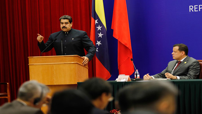 El mandatario venezolano estuvo presente en la Ceremonia de Clausura de la XVI Reunión de la Comisión Mixta de Alto Nivel China-Venezuela.