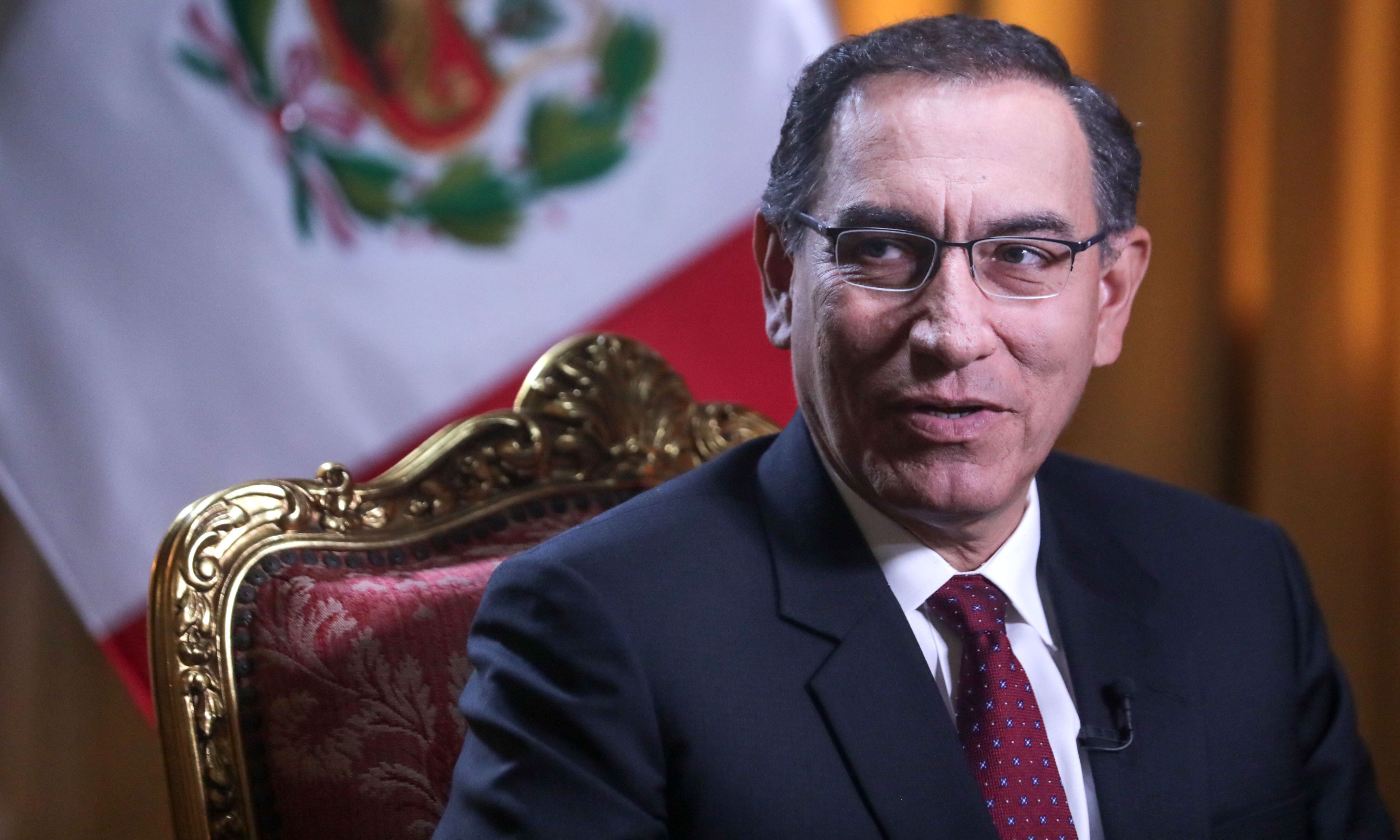 De recibir una negativa a la reforma por parte del Congreso, el presidente de Perú aseguró que podría disolverlo, acogiéndose a la carta magna.
