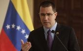 El diplomático venezolano destacó que la Fuerza Armada venezolana se mantuvo en los límites fronterizos venezolanos.