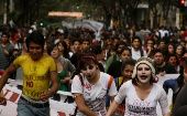 Universitarios reclaman el fin de la política contra la educación superior pública en Colombia. 