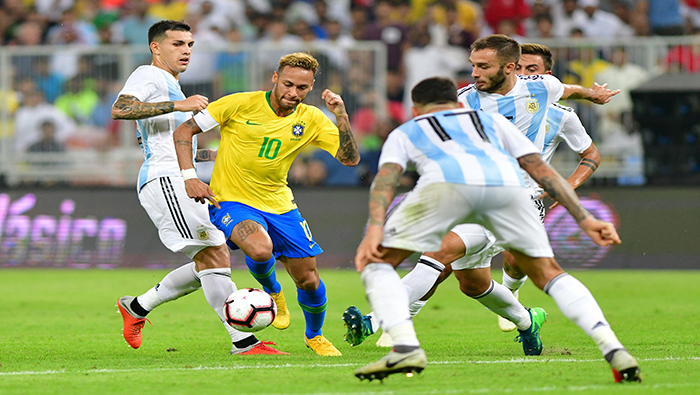 El conjunto brasileño sobrepasó a Argentina en el historial de encuentros ganados, llegando a los 38.