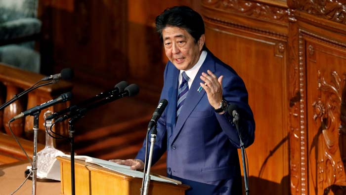 El primer ministro japones sostendrá reuniones con el presidente y el primer ministro de China.