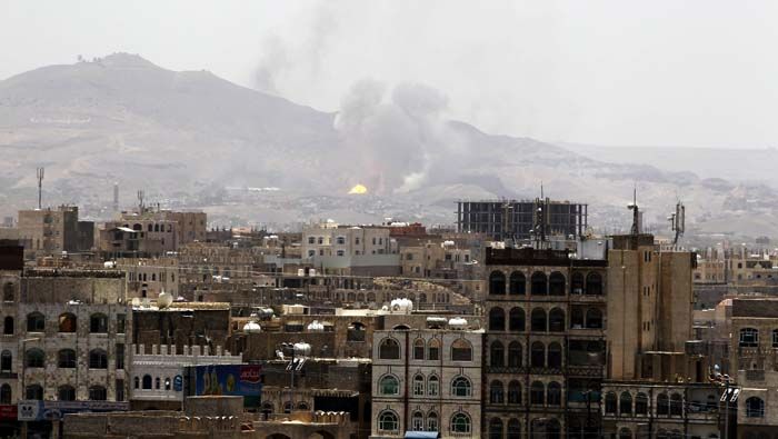 La capital yemení ha sido víctima de reiterados ataques aéreos por parte de Arabia Saudita y sus aliados.
