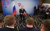 Rusia está dispuesta a "restaurar una cooperación plena con EE.UU. en la medida en la que Washington esté dispuesto a hacerlo", dijo el líder ruso.