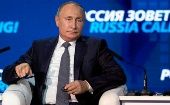 El presidente ruso indicó que Poroskenko "necesita hacer algo para agravar la situación y crear obstáculos insuperables para sus rivales" en el marco de las próximas elecciones.
