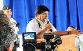 Evo Morales asevera que Pompeo persiste en su afán intervencionista en contra de Venezuela. 