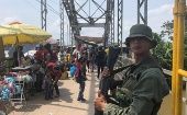 En la guerra psicológica de esos días, no faltaron los fake news, vídeos de movilización de tanquetas y una foto de la caravana de vehículos de la USAID en Cúcuta.