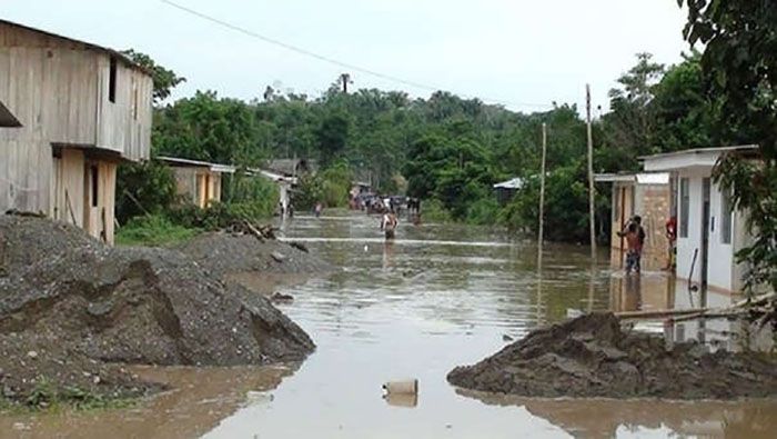 La zona más afectada por las lluvias ha sido la provincia de Chanchamayo en el centro de Perú.