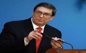 El canciller Rodríguez alertó sobre las intenciones de atacar la soberanía cubana a través de la aplicación de viejos modelos sancionatorios. 