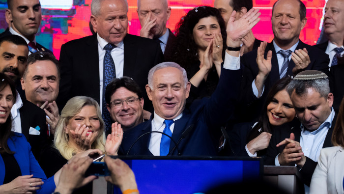 El Likud, partido del primer ministro de Israel, Benjamin Netanyahu, encabeza los resultados de los comicios parlamentarios.