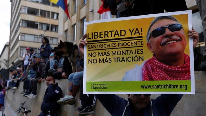 La Corte Suprema de Justicia señaló que la Fiscalía colombiana no es competente, debido a que Santrich tiene fuero de Congresista.
