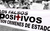 La Fiscalía colombiana ha investigado cerca de 5.000 casos de "falsos positivos" que implican a unos 1.500 militares.