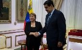 El mandatario Maduro advirtió que la alta comisionada se negó a escuchar las verdades políticas de Venezuela, y sucumbió a la presiones de Abrams.