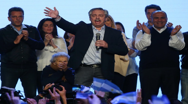 La fórmula de Alberto y Cristina Fernández obtuvieron una contundente victoria en las elecciones PASO, celebradas este domingo.