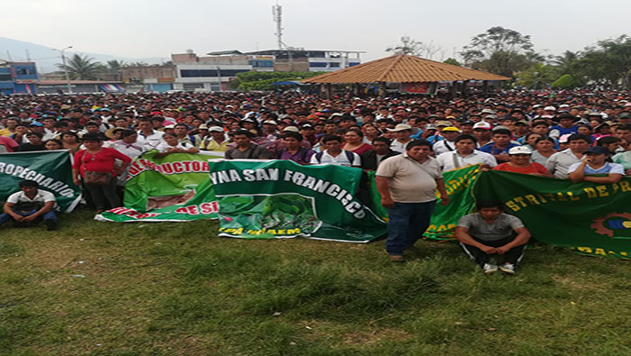Los campesinos se unieron a la lucha de los mineros y exigen al Gobierno peruano mayor inversión en el agro.