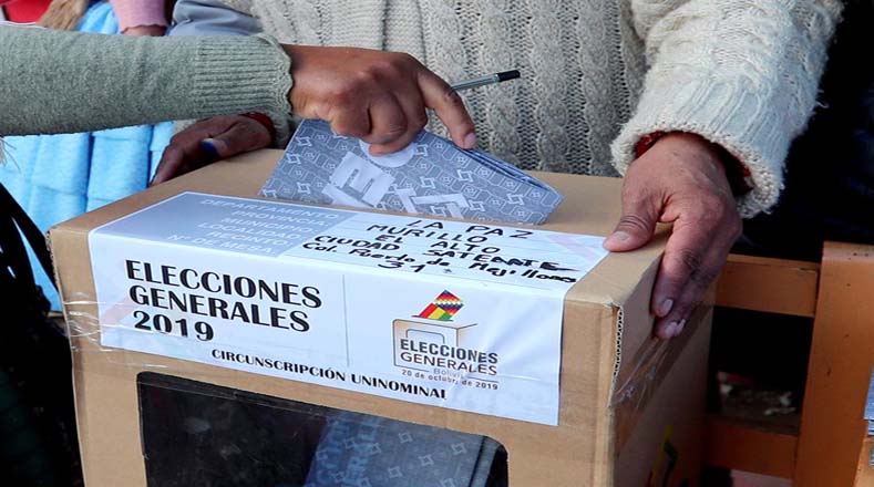 Elecciones generales en Bolivia