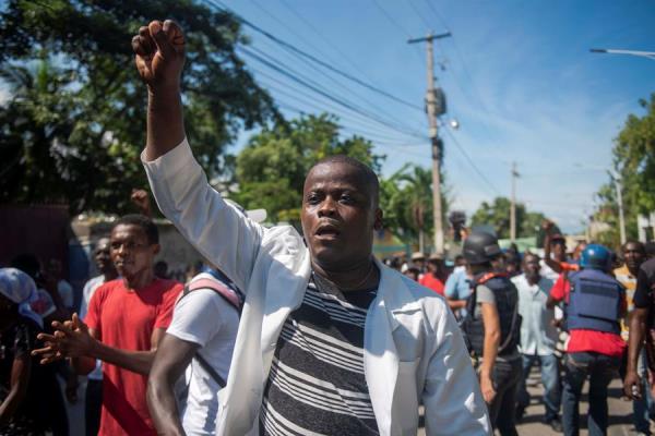 Los haitianos se mantienen movilizados exigiendo la renuncia del presidente Jovenel Moise.
