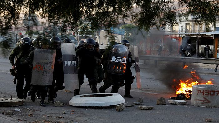 El Gobierno de facto de Bolivia a tomado medidas para avanzar en la represión a las manifestaciones populares.