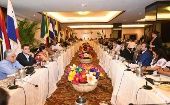 La COPPPAL fue creada en México, durante una reunión de dirigentes de partidos políticos de corte progresista de la región de América Latina y el Caribe en 1979