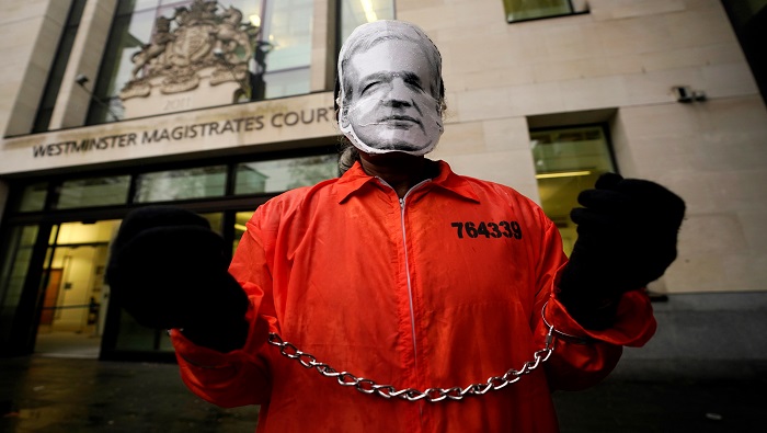 Assange declaró desde el tribunal londinense de Westminster, contra la firma privada española Undercover Global Ltd, encargada de la seguridad en la embajada de ecuador en Londres desde 2015 hasta 2018.