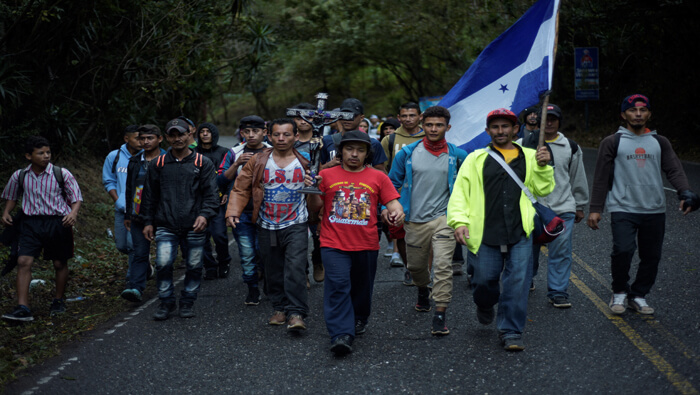 Los migrantes rechazaron que el Gobierno hondureño asegure que 