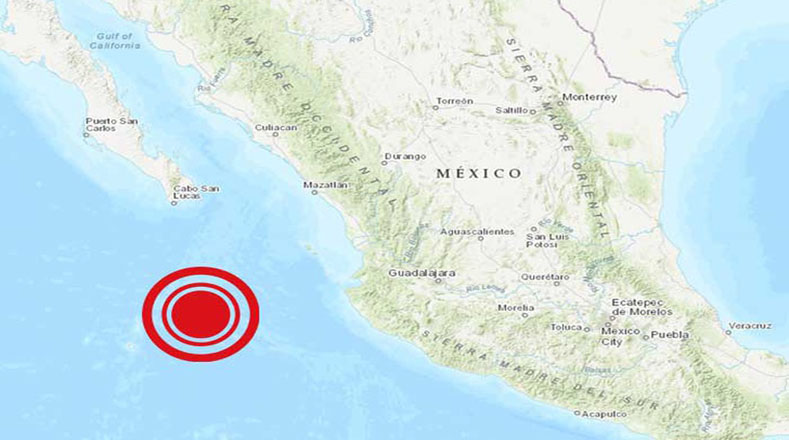El sismo registrado no representa peligro para México.