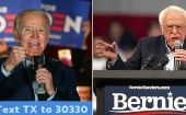 Bernie Sanders y Joe Biden lideran la lucha por la nominación del Partido Demócrata.