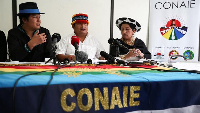 Conaie tuvo una importante participación en las protestas de octubre de 2019, que obligaron a Lenin Moreno a derogar el decreto de eliminación de subsidios a los combustibles.