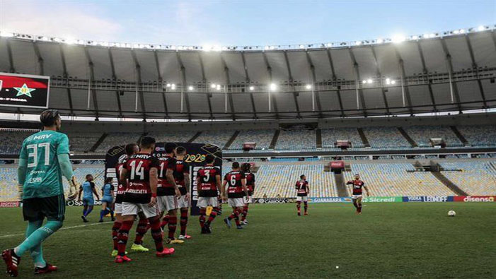 Algunos clubes de fútbol de Río de Janeiro no están de acuerdo con un reinicio rápido de los torneos.