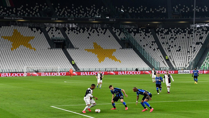El Gobierno italiano decidió reactivar las competencias de la Serie A de fútbol el próximo mes de junio, sin asistencia del público en los estadios.