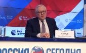 Riabkov intentará extiender el pacto, previsto a vencer en febrero de 2021.