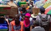 Dentro de las denuncias sindicales destacan también la disminución del poder adquisitivo de los haitianos