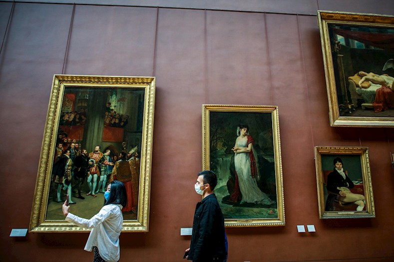 El Museo del Louvre destaca, a nivel mundial, por su extensa colección de pinturas.