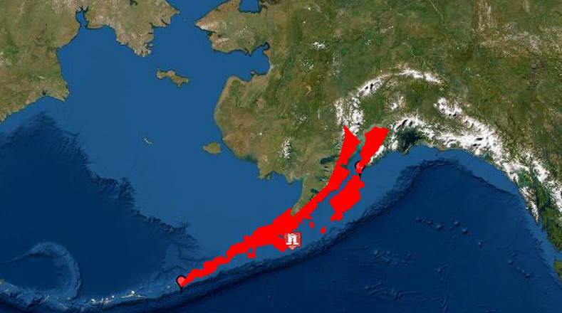 El terremoto se produjo a una profundidad de 28 kilómetros. El epicentro se situó en el mar, a 105 kilómetros del sur-suroeste de Perryville, Alaska.