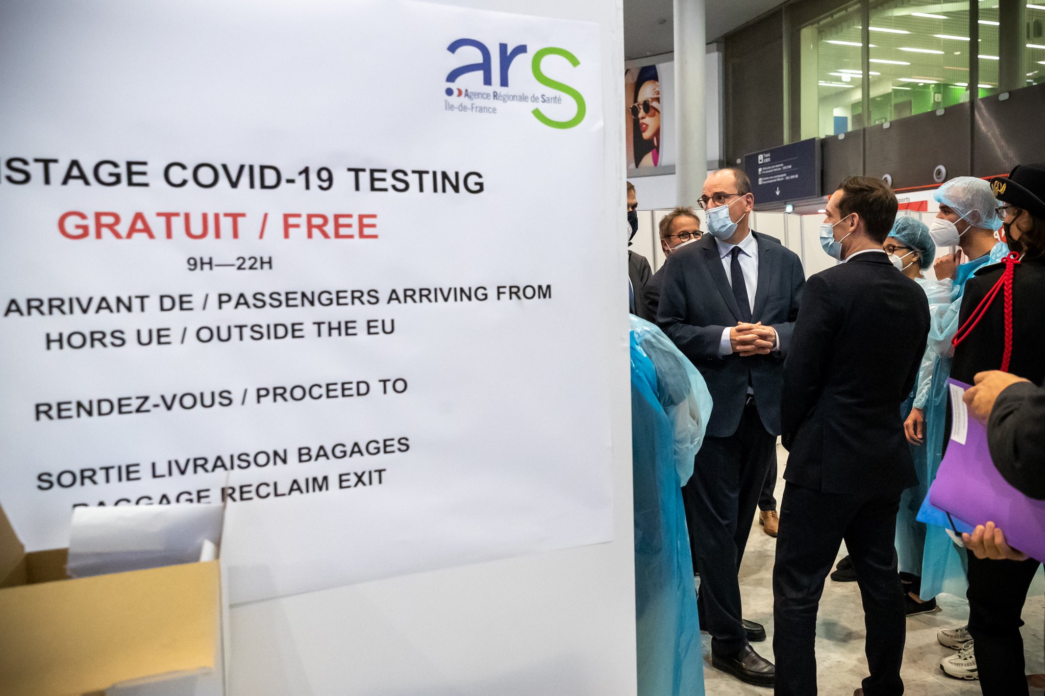 No podrán ingresar a Francia los viajeros que no presenten una prueba diagnóstico negativa a la Covid-19.