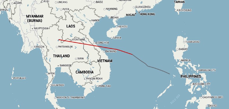 Noul se encamina a afectar a Vietnam como una tormenta tropical.