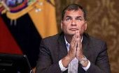 El expresidente Correa fue condenado a ocho años de presión por el caso Sobornos 2012-2016.
