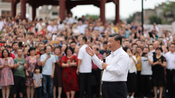 El presidente Xi recordó a los marines su responsabilidad de salvaguardar el territorio y la soberanía de China.